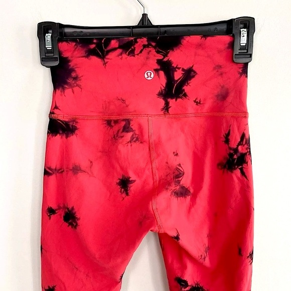 Lululemon Wunder Train High-Rise Tight 25" Tie Dye Carnation - Picture 2 of 8